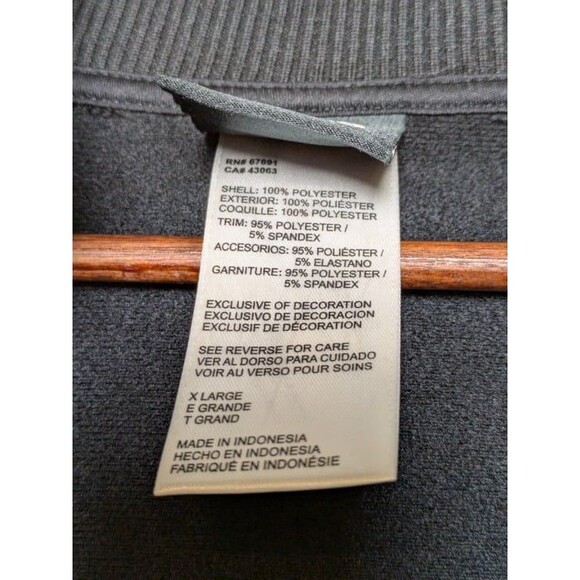 Umbro Black Track Jacket Size XL Blokecore White Geometric Stripes Y2K Athletic - Picture 7 of 8